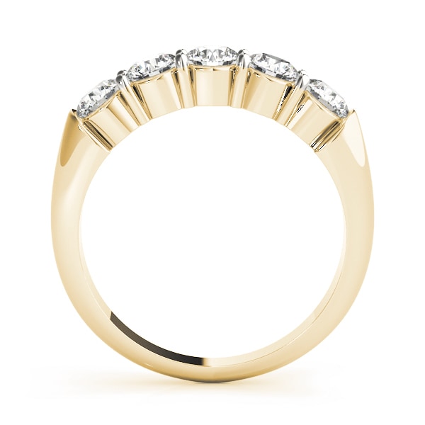 18K Yellow Gold 1 ct tw Diamond Wedding Ring