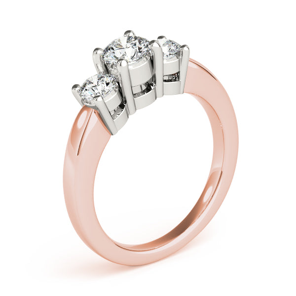 14K Rose Gold 1.50ctw Round Diamond Engagement Ring