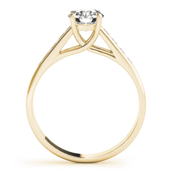 14K Yellow Gold 1 1/8 ct tw Trellis Diamond Engagement Ring