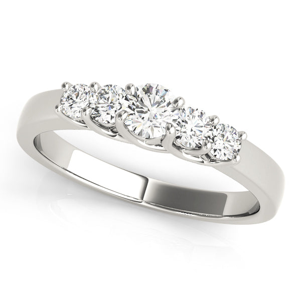 Platinum 1 CT Diamond Wedding Ring