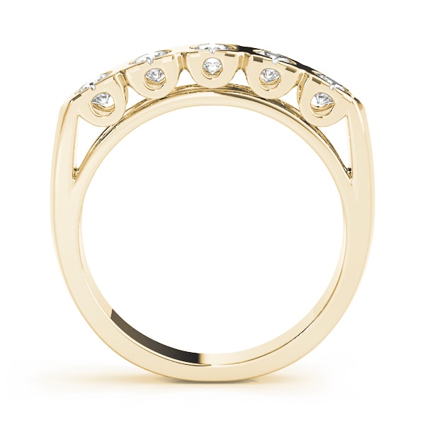 14K Yellow Gold 1 ct tw Diamond Wedding Ring
