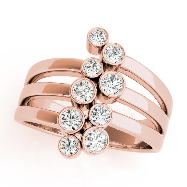 14K Rose Gold 1 ct tw Fashion Diamond Ring