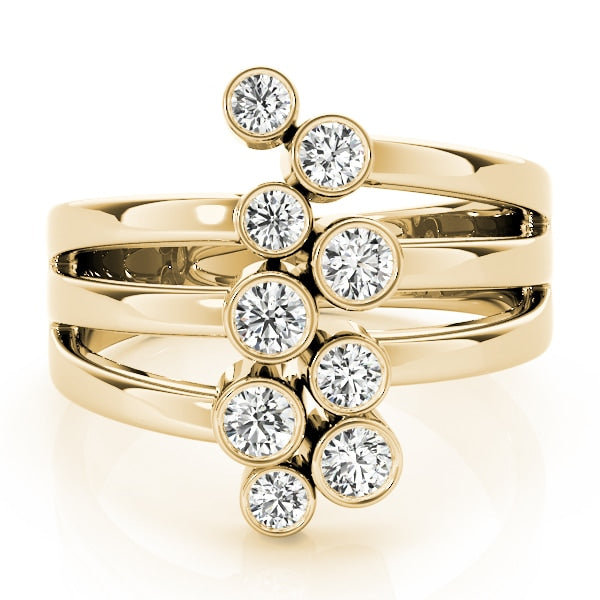 18K Yellow Gold 1 ct tw Fashion Diamond Ring