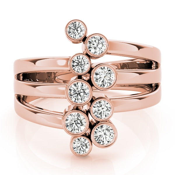 14K Rose Gold 1 ct tw Fashion Diamond Ring