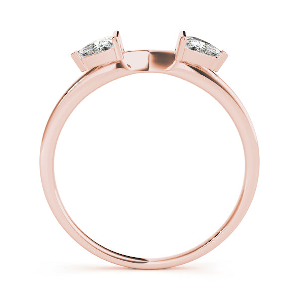 Rose Gold 0.10 CT Diamond Wedding Band