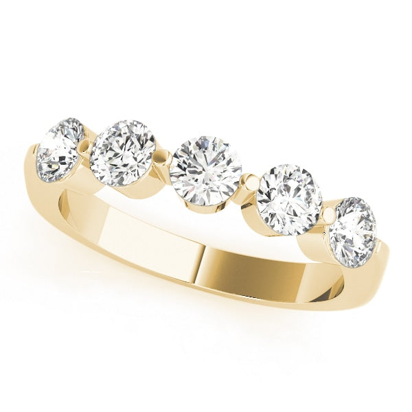 14K Yellow Gold 1 ct tw Diamond Wedding Ring