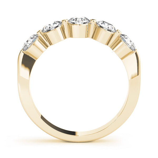 14K Yellow Gold 1 ct tw Diamond Wedding Ring