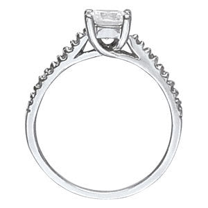 Multi-Diamond 14K Gold Wedding Ring