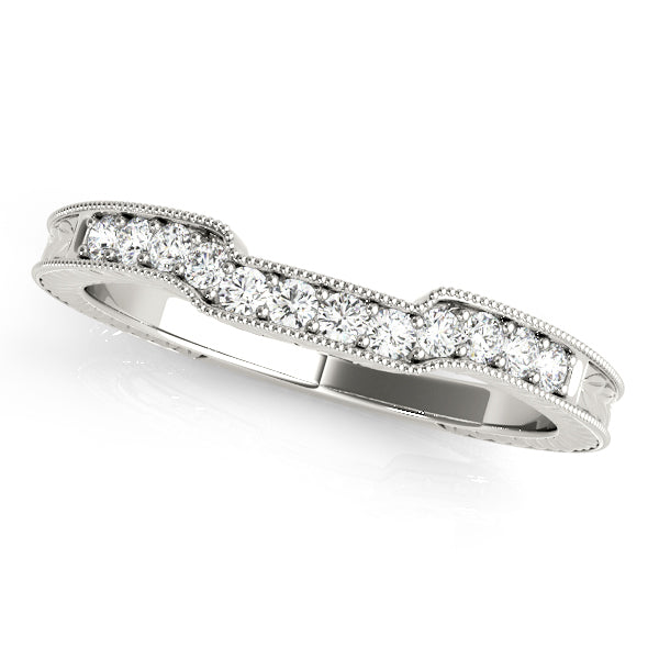 18K White Gold Diamond Wedding Ring