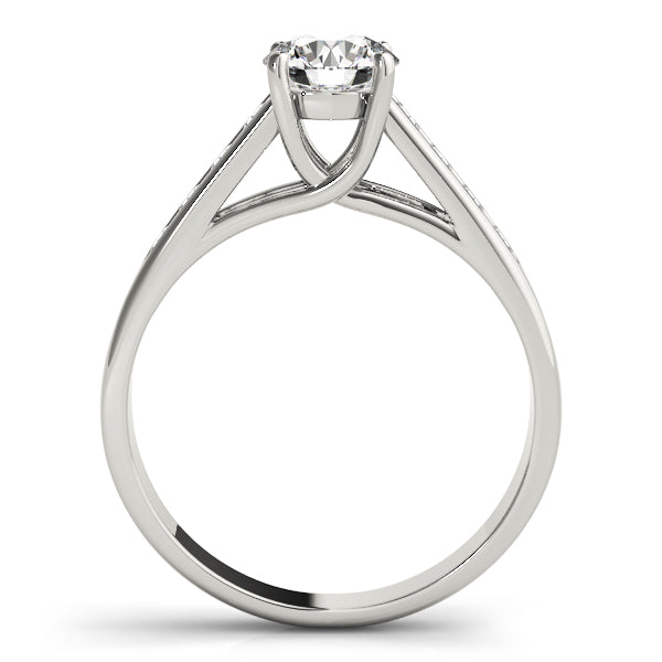 Platinum 1.2 ctw Round Diamond Trellis Ring