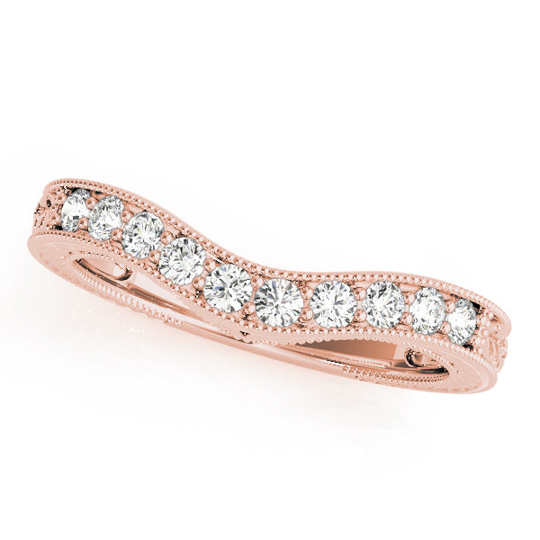 Rose Gold Multi-Stone Diamond Wedding Band