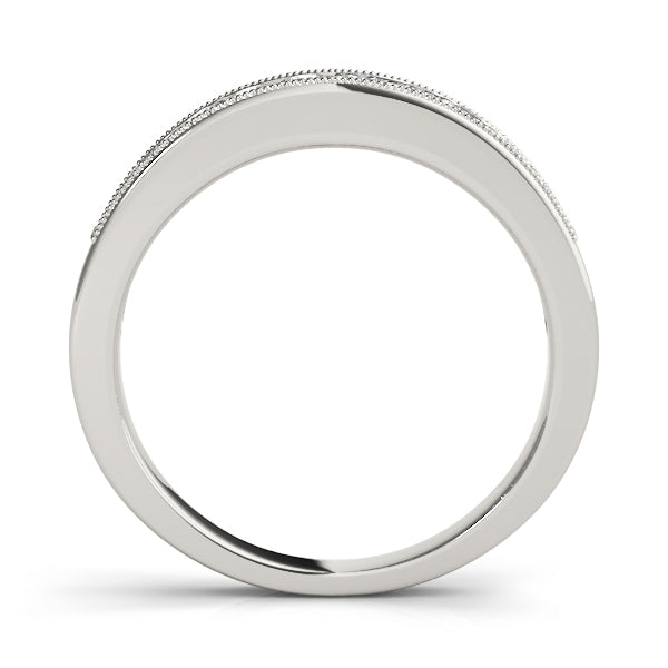 10-Diamond Round Wedding Band