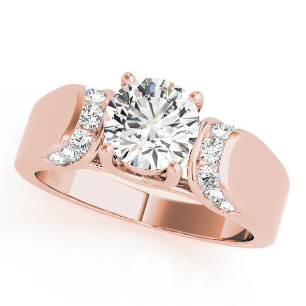 18K Rose Gold 1.33ctw Diamond Engagement Ring