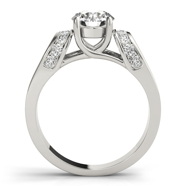 Platinum 1.33ctw Round Diamond Engagement Ring