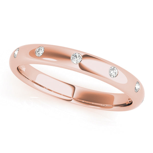 14K Rose Gold Multi-Diamond Fashion Ring