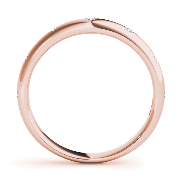 14K Rose Gold Multi-Diamond Fashion Ring