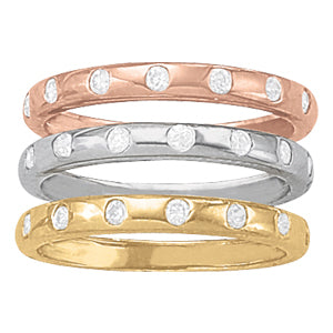 14K White Gold Round Diamond Wedding Ring