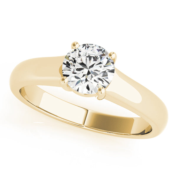 14K Yellow Gold 1 CT Diamond Engagement Ring