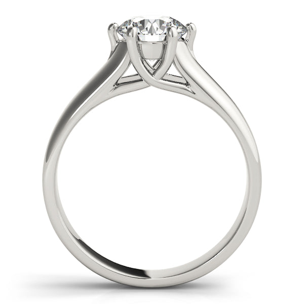 18K White Gold 1ct Diamond Solitaire Engagement Ring