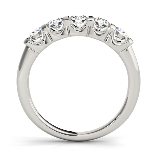 14K White Gold 1 ct Diamond Wedding Ring