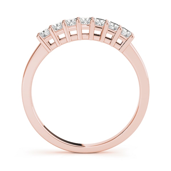 14K Rose Gold 1/5 ct tw Fancy Shape Diamond Wedding Ring
