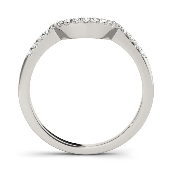 Platinum White Diamond Wedding Ring