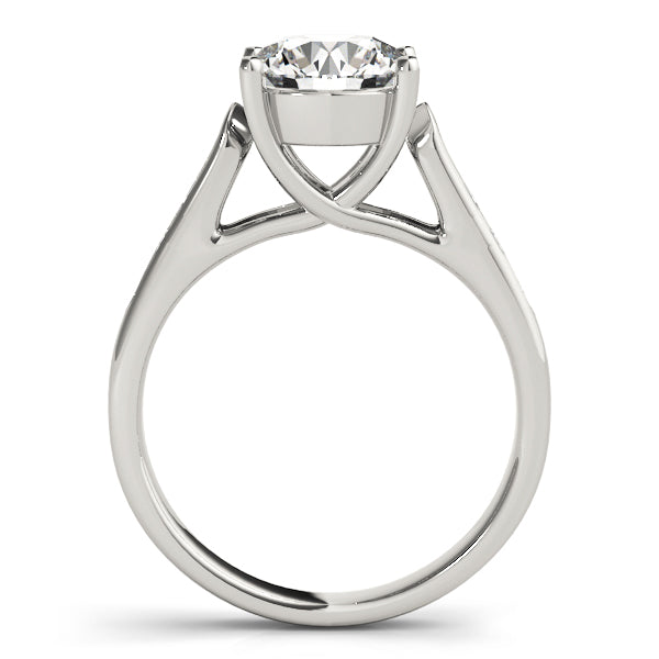 Platinum 1.3 ctw Round Diamond Engagement Ring