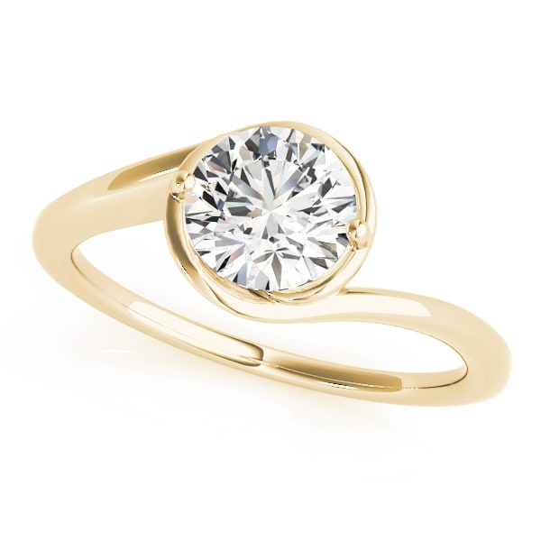 14K Yellow Gold 1 ct tw Solitaire Diamond Engagement Ring