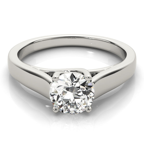 14K White Gold 1 CT Diamond Engagement Ring