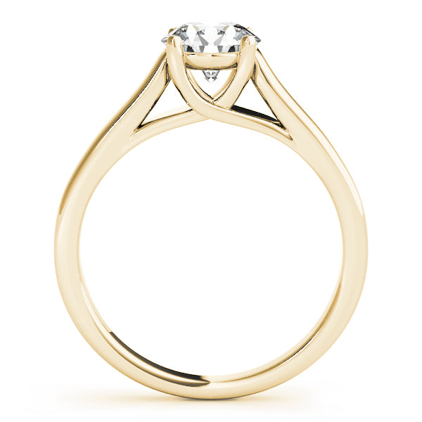 14K Yellow Gold 1 CT Diamond Engagement Ring