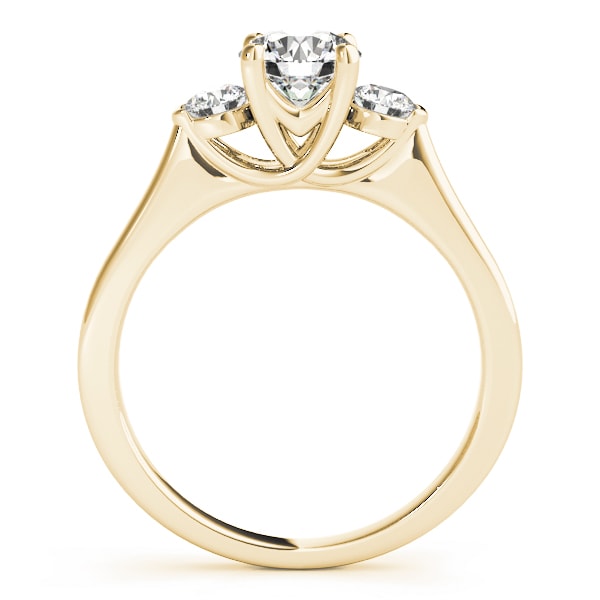14K Yellow Gold 1 ct tw Three Stone Diamond Engagement Ring