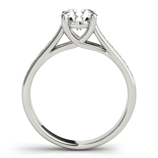 Platinum 1.38ctw Round Diamond Engagement Ring