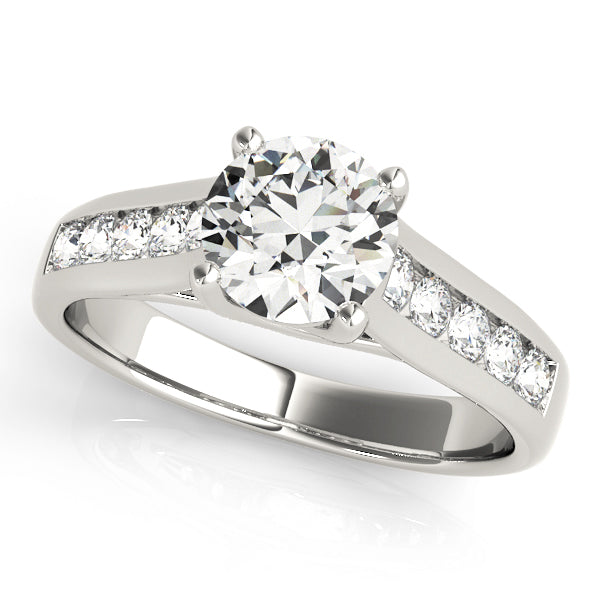 18K White Gold 1.38ctw Diamond Trellis Ring