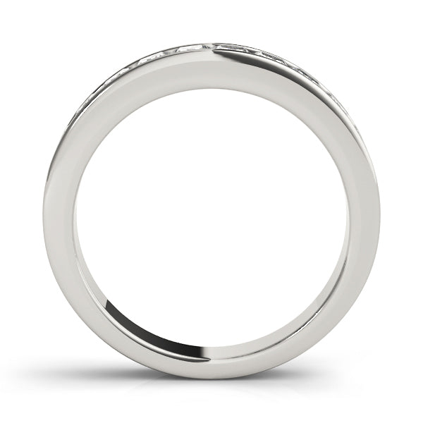 14K White Gold 1 ct Diamond Wedding Ring