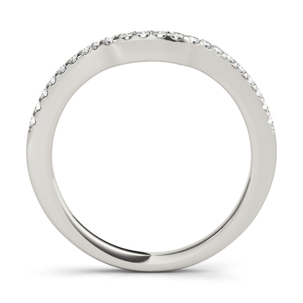 Platinum White 0.18 ctw Diamond Wedding Ring
