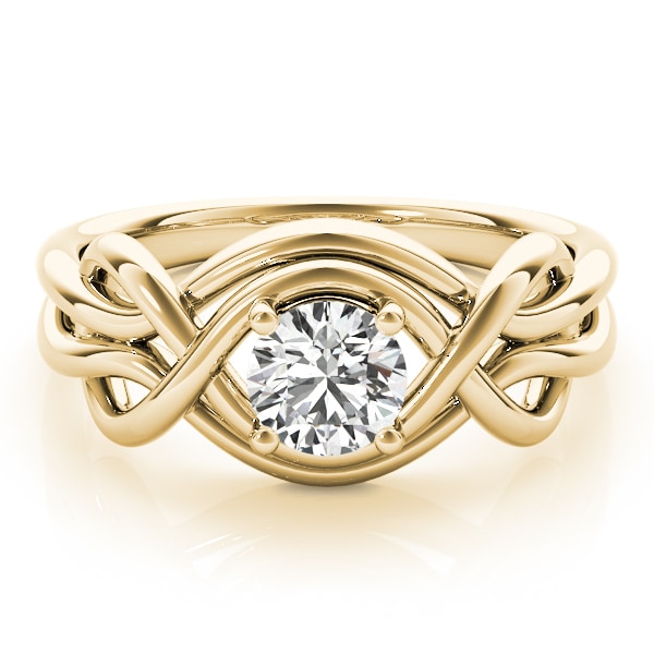 18K Yellow Gold 1/2 ct tw Fashion Diamond Ring