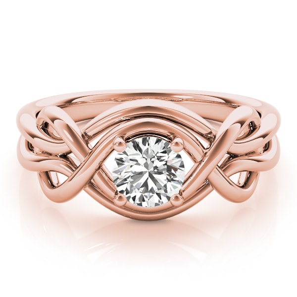 14K Rose Gold 1/2 ct tw Fashion Diamond Ring