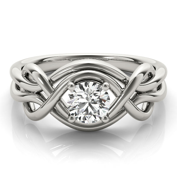 Platinum White 1/2 CT Diamond Fashion Ring