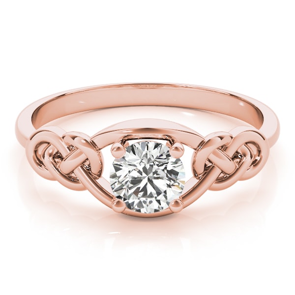14K Rose Gold 1/2 ct tw Fashion Diamond Ring