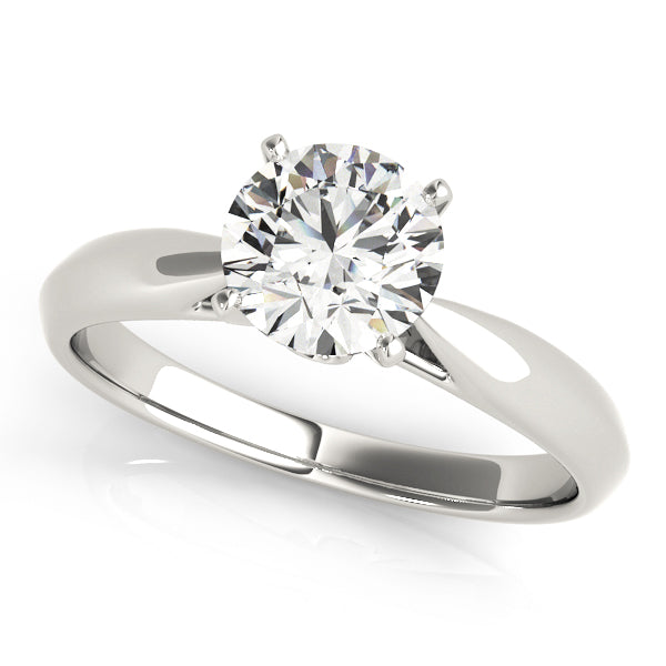 14K White Gold 1 CT Diamond Engagement Ring