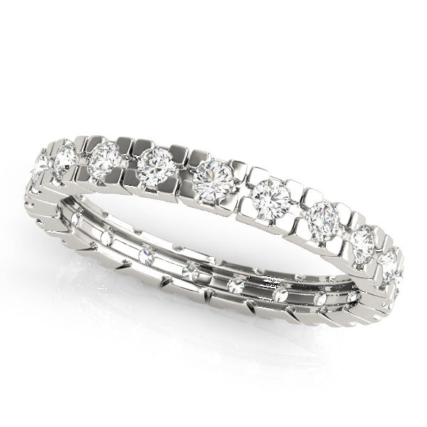 Platinum White Diamond Wedding Ring