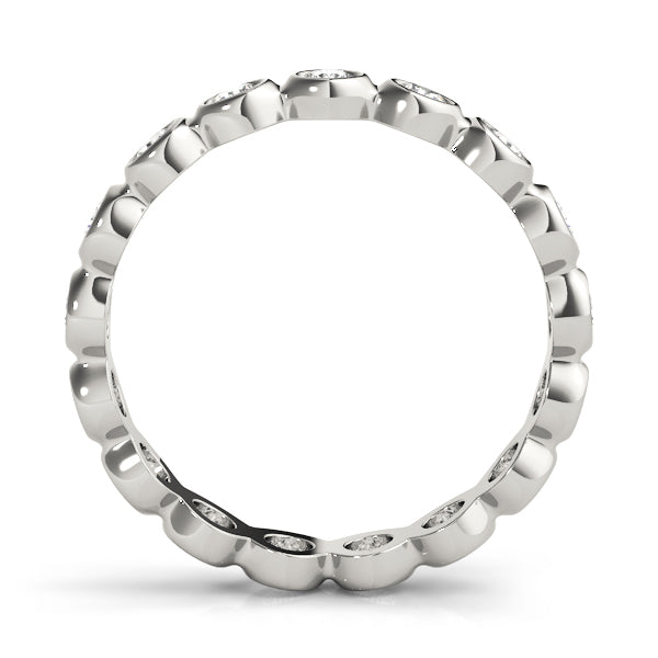 Platinum 5/8 CT Diamond Wedding Ring