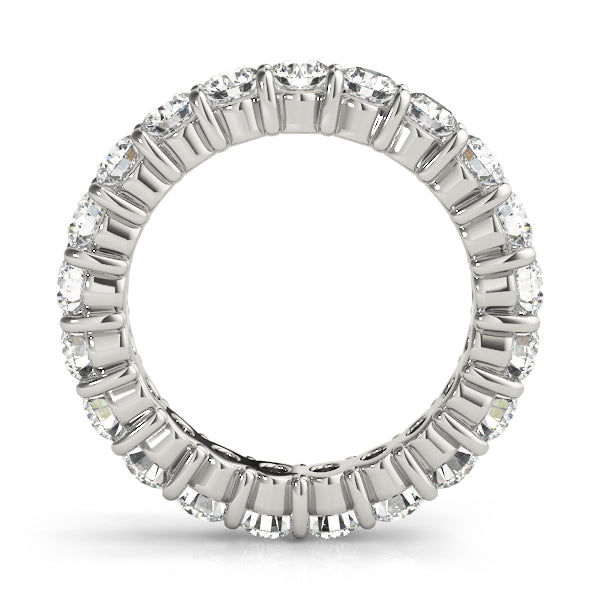 14K White Gold 3ctw Round Diamond Wedding Band