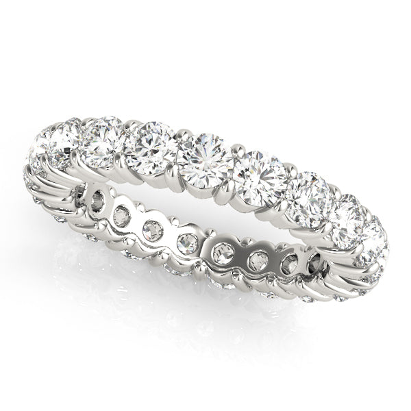 18K White Gold 3ct Diamond Wedding Band