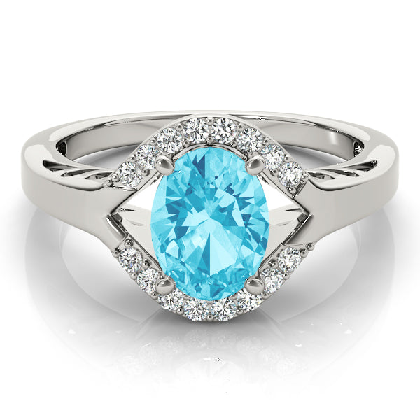 Platinum White Diamond Fashion Ring