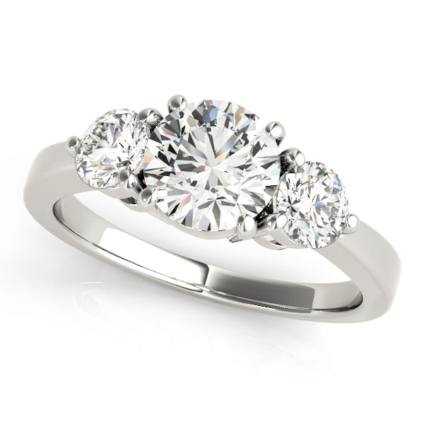 18K White Gold 1.50ctw Round Diamond Ring