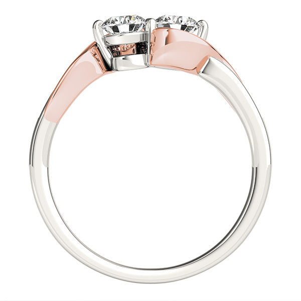 18K White Gold Multi-Diamond Fashion Ring