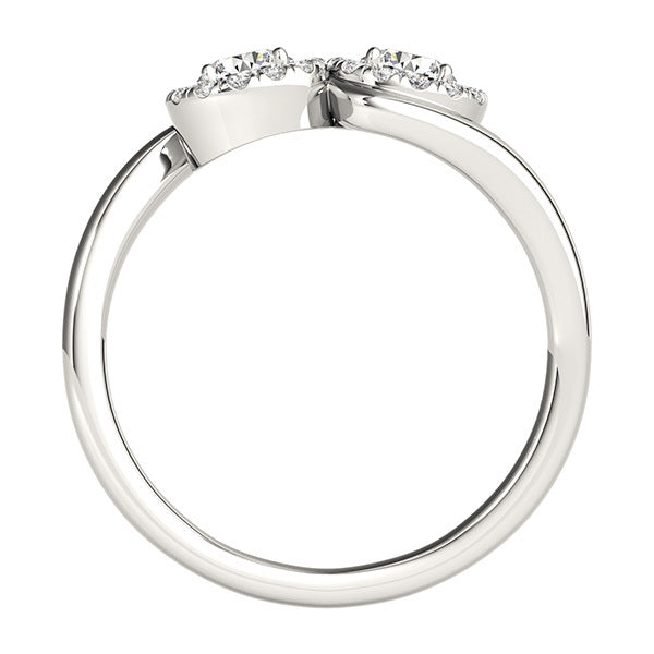 Platinum White Multi-Diamond Fashion Ring