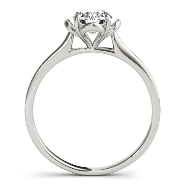 Platinum 1/3 ct Round Diamond Engagement Ring