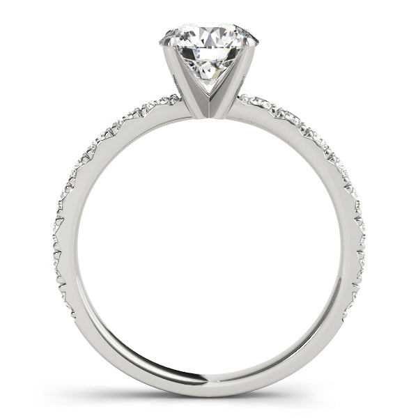 Platinum 1.33ctw Round Diamond Engagement Ring